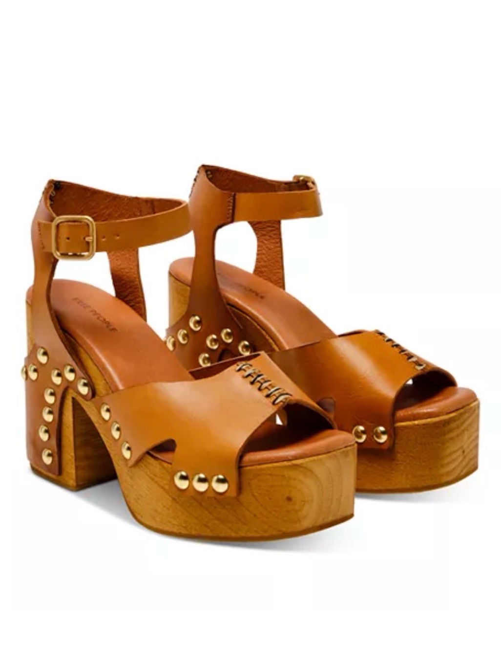 Nwt Free People Women's Cecily Studded Platform Sandals